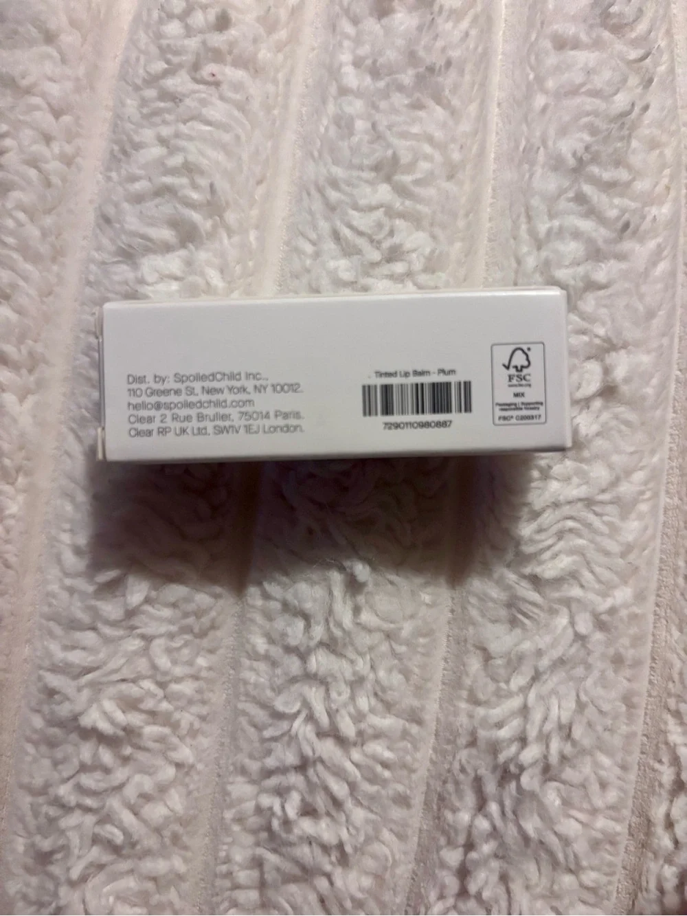 SpoiledChild Conditioning Tinted Lip Balm - plum
